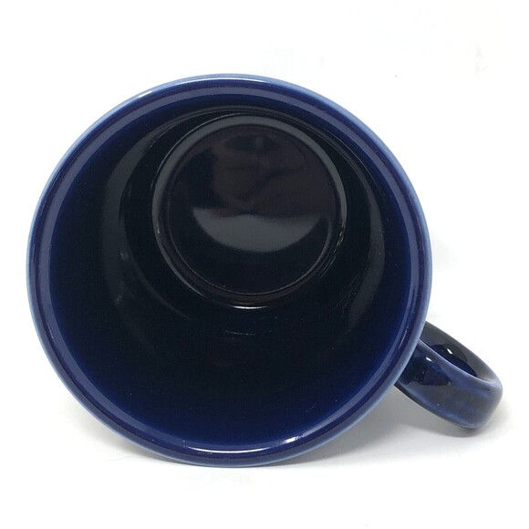 Fiesta Ware Cobalt Blue O Ring Handle Coffee Mug HLC USA Homer Laughlin Set Of 3 - Picture 10 of 12
